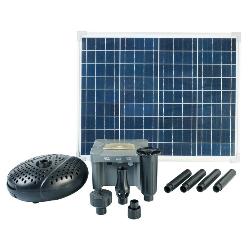 Pompe solaire pour fontaine avec accumulateur - SolarMax
