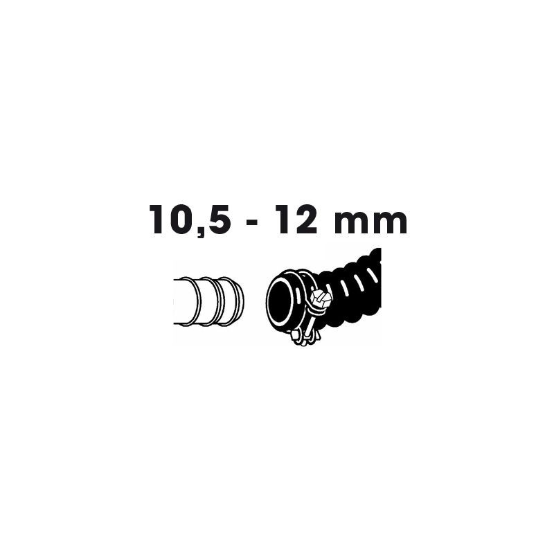 Colliers De Serrage Galvanisés YYIGVMO - 8 Pièces 15-17 Mm, Pour Conduites Carburant, échappement