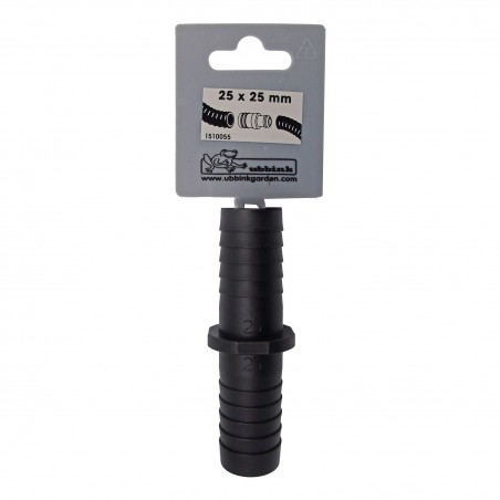 Raccord Droit Pour Tuyau 6 Mm - PA GF30 Noir, Résiste à 14 Bars, -40°C à +140°C