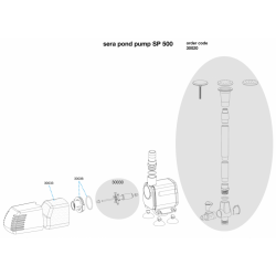 Pièces détachées pour pompe sera pond SP