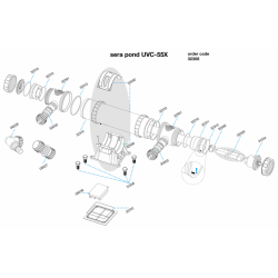 Pièces détachées pour filtration sera UV-C55 X