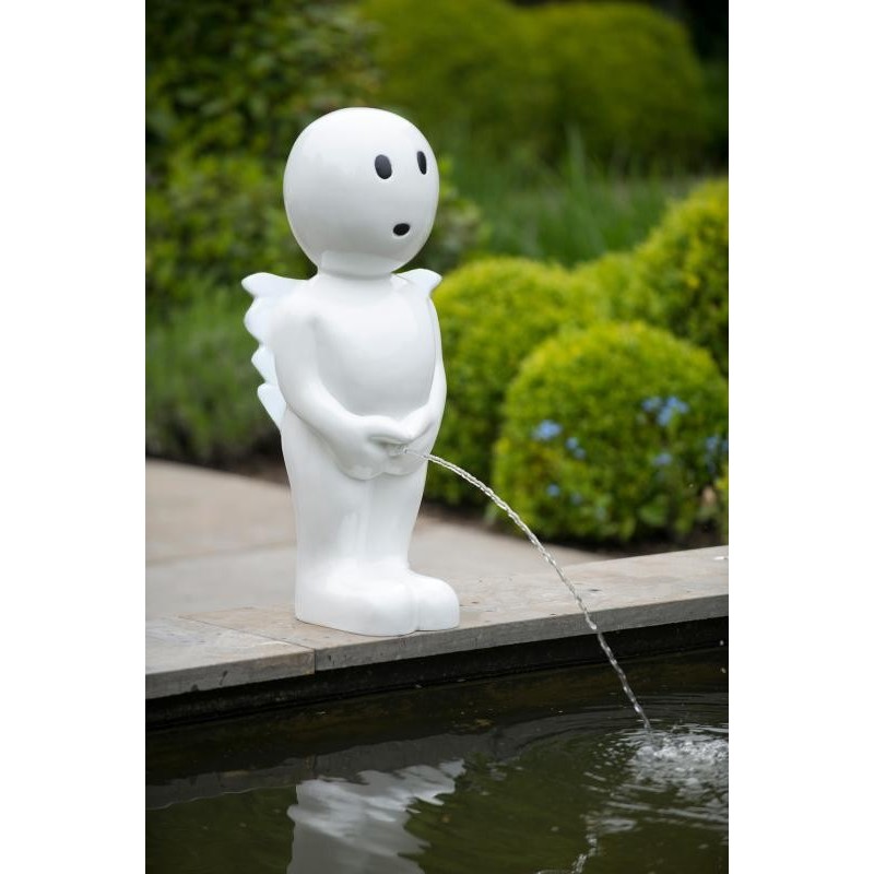 BOY Ange - Gargouille blanc petit BOY Ange - Gargouille blanc petit