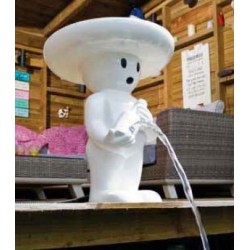 BOY MEXICANO IV - Gargouille blanc petit