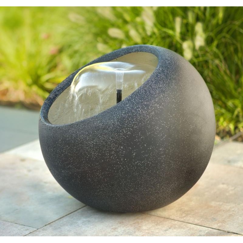 VARKO - fontaine boule gris mat VARKO - fontaine boule gris mat
