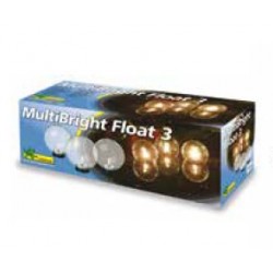 MULTIBRIGHT FLOAT x3 - Boules en verre flottantes lumineuses pour bassin