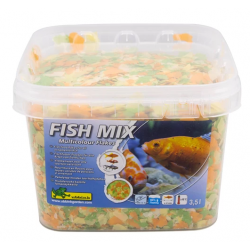 Mix aliment pour poissons flocons multicolores...