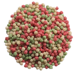 Mix aliment pour poissons pellets multicolores...