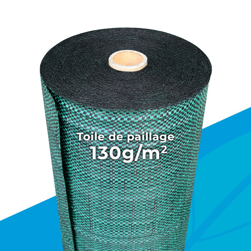 Toile de paillage renforcée 130g/m² Toile de paillage renforcée 130g/m²