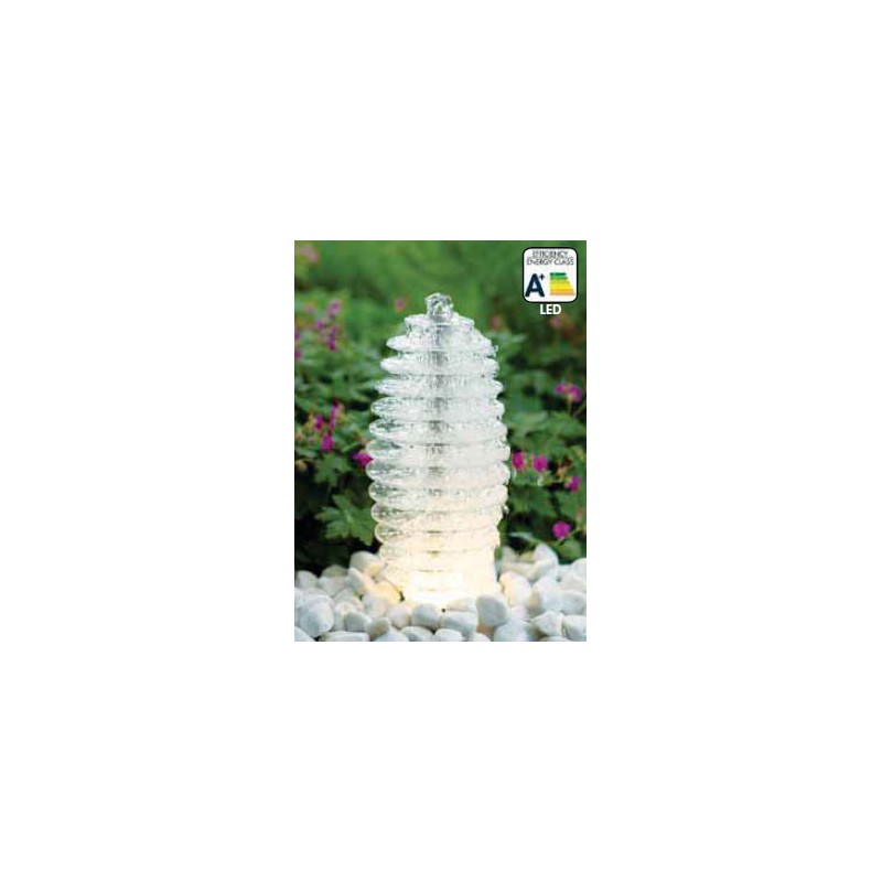 MIRES - fontaine de disques transparents LED MIRES - fontaine de disques transparents LED