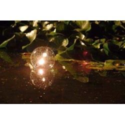 MULTIBRIGHT FLOAT x3 - Boules en verre flottantes lumineuses pour bassin