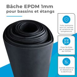 Bâche EPDM 1mm_14x2m (28m²)