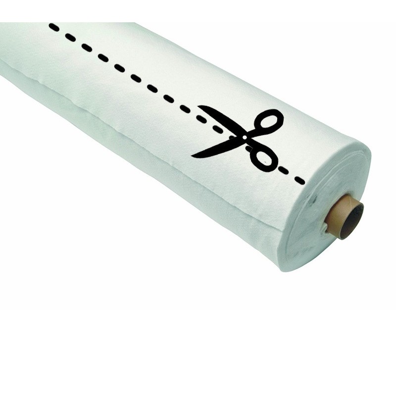 feutre géotextile blanc vendu sur mesure au mètre linéaire, densité 250g/m² feutre géotextile blanc vendu sur mesure au mètre linéaire, densité 250g/m²