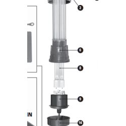 Lampe à amalgame pour filtration UV-C Sera 55X