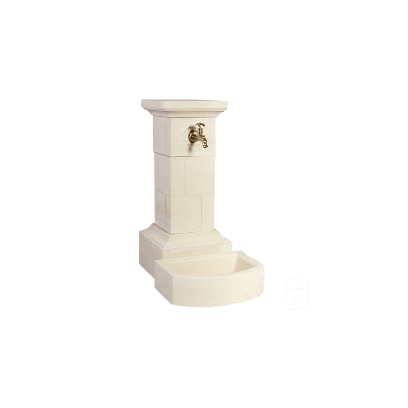 Borne Fontaine 200 Ton Blanc