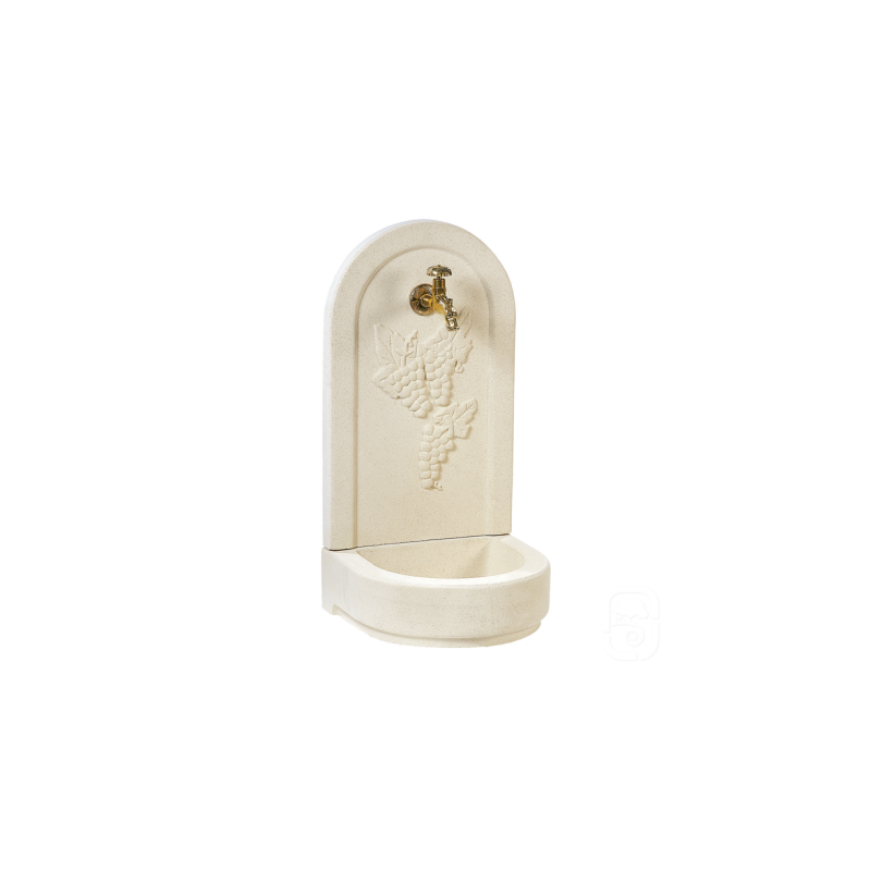 Fontaine Murale Raisin 620 Ton Blanc Fontaine Murale Raisin 620 Ton Blanc