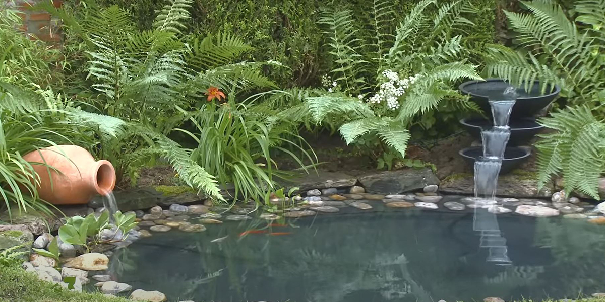 Construction d'un bassin de jardin avec bâche EPDM