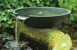 Fontaine de jardin et mur d'eau d'extérieur - Le Monde Du Bassin